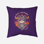 Hail Lucipurr-none removable cover w insert throw pillow-eduely