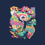 Psychedelic 100-womens v-neck tee-ilustrata