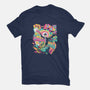 Psychedelic 100-womens basic tee-ilustrata