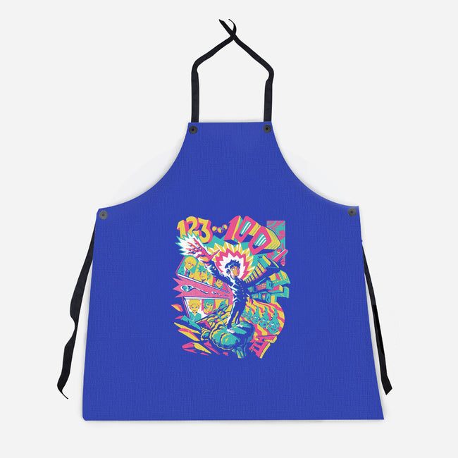 Psychedelic 100-unisex kitchen apron-ilustrata