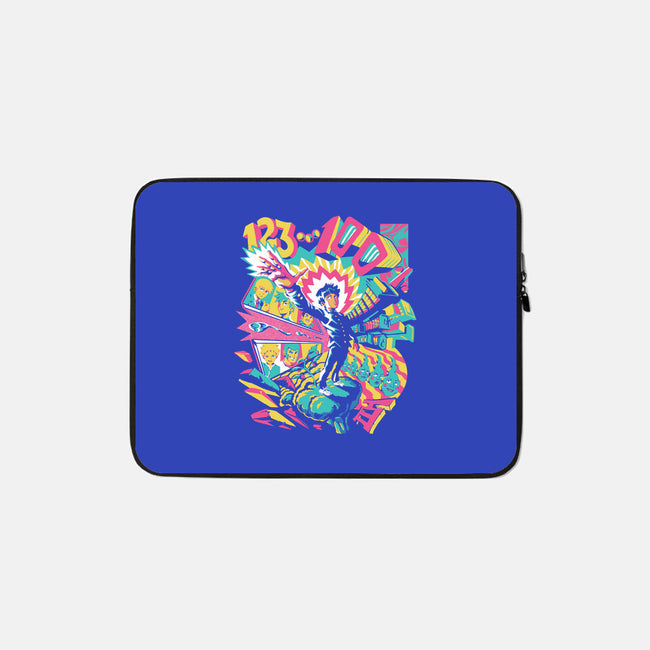 Psychedelic 100-none zippered laptop sleeve-ilustrata