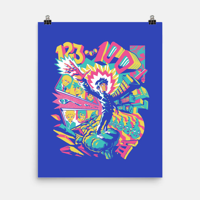 Psychedelic 100-none matte poster-ilustrata