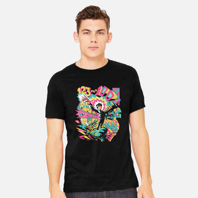 Psychedelic 100-mens heavyweight tee-ilustrata
