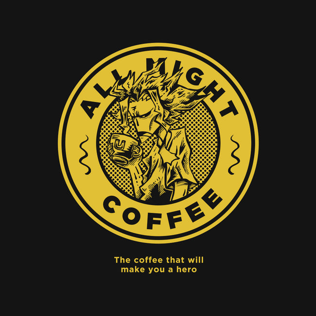 All Might Coffee 2-womens racerback tank-yumie