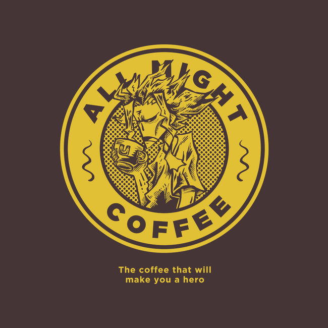 All Might Coffee 2-none stretched canvas-yumie