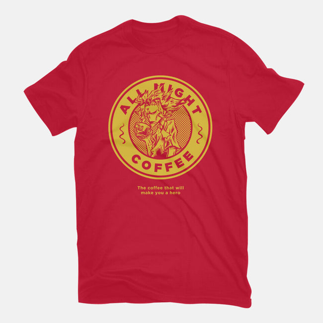 All Might Coffee 2-unisex basic tee-yumie