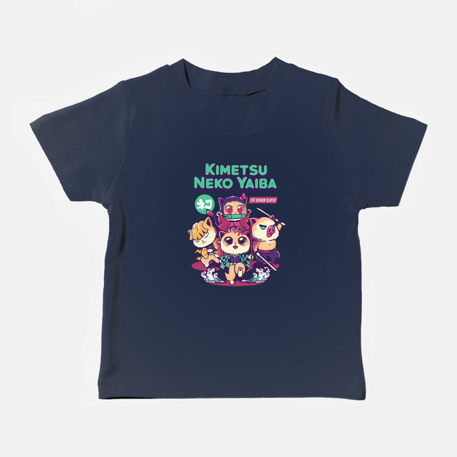 Kimetsu Neko Yaiba-baby basic tee-wehkid