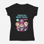 Kimetsu Neko Yaiba-womens v-neck tee-wehkid