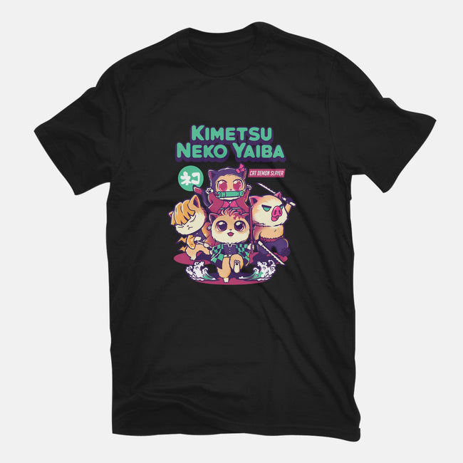 Kimetsu Neko Yaiba-mens long sleeved tee-wehkid