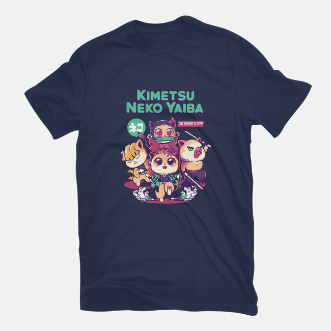Kimetsu Neko Yaiba-mens long sleeved tee-wehkid