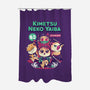 Kimetsu Neko Yaiba-none polyester shower curtain-wehkid