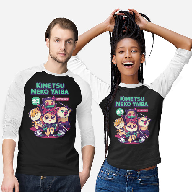 Kimetsu Neko Yaiba-unisex baseball tee-wehkid