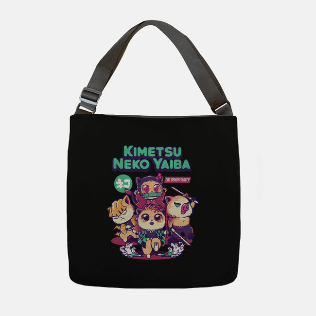 Kimetsu Neko Yaiba-none adjustable tote-wehkid