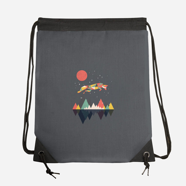Wild as a Fox-none drawstring bag-rocketman_art