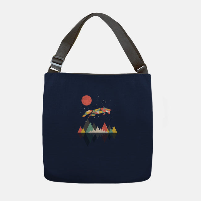 Wild as a Fox-none adjustable tote-rocketman_art