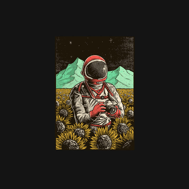 Space Flowers-womens basic tee-artofvelazquez