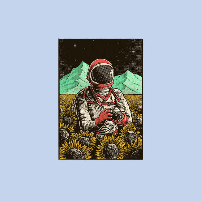 Space Flowers-womens basic tee-artofvelazquez