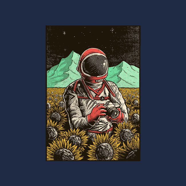 Space Flowers-none drawstring bag-artofvelazquez