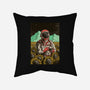 Space Flowers-none removable cover w insert throw pillow-artofvelazquez