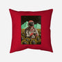 Space Flowers-none removable cover w insert throw pillow-artofvelazquez
