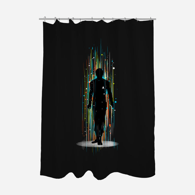 Energized-none polyester shower curtain-kharmazero