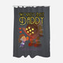World's Best Big Daddy-none polyester shower curtain-queenmob