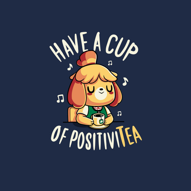Cup of Positivitea-none removable cover w insert throw pillow-Typhoonic
