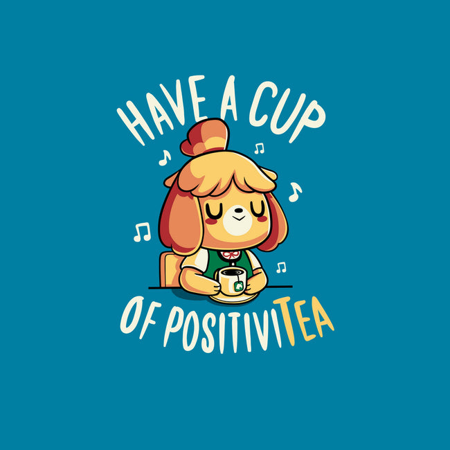 Cup of Positivitea-unisex basic tee-Typhoonic