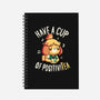 Cup of Positivitea-none dot grid notebook-Typhoonic