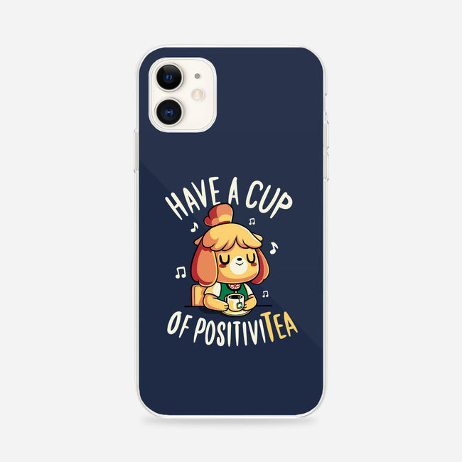 Cup of Positivitea-iphone snap phone case-Typhoonic