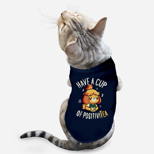 Cup of Positivitea-cat basic pet tank-Typhoonic