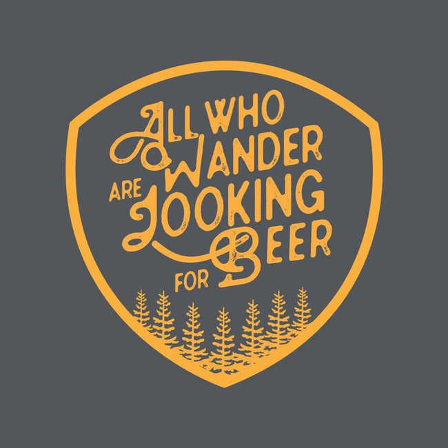 All Who Wander are Looking for Beer-womens v-neck tee-beerisok