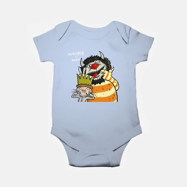 Monster and Max-baby basic onesie-MarianoSan