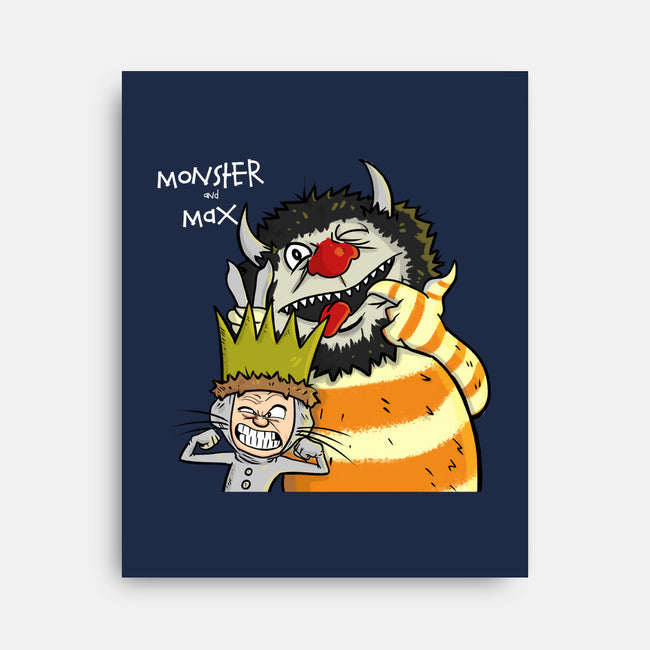 Monster and Max-none stretched canvas-MarianoSan