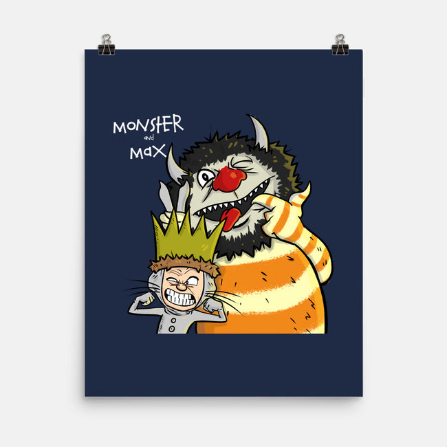 Monster and Max-none matte poster-MarianoSan