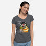 Monster and Max-womens v-neck tee-MarianoSan