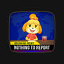 Nothing to Report-none removable cover w insert throw pillow-Odin Campoy