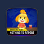 Nothing to Report-none removable cover w insert throw pillow-Odin Campoy