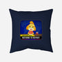 Nothing to Report-none removable cover w insert throw pillow-Odin Campoy