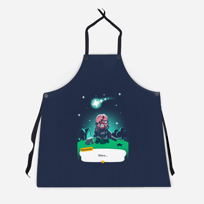 Stars-unisex kitchen apron-theteenosaur