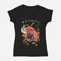 To Bee Or Not To Bee-womens v-neck tee-theteenosaur
