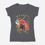 To Bee Or Not To Bee-womens v-neck tee-theteenosaur