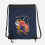 To Bee Or Not To Bee-none drawstring bag-theteenosaur