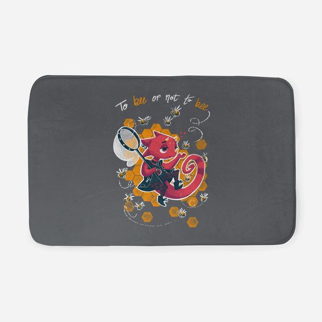 To Bee Or Not To Bee-none memory foam bath mat-theteenosaur