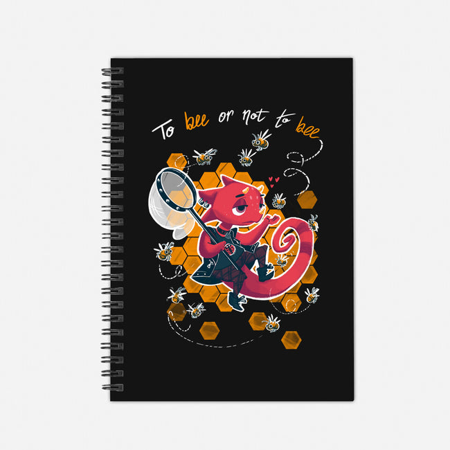 To Bee Or Not To Bee-none dot grid notebook-theteenosaur
