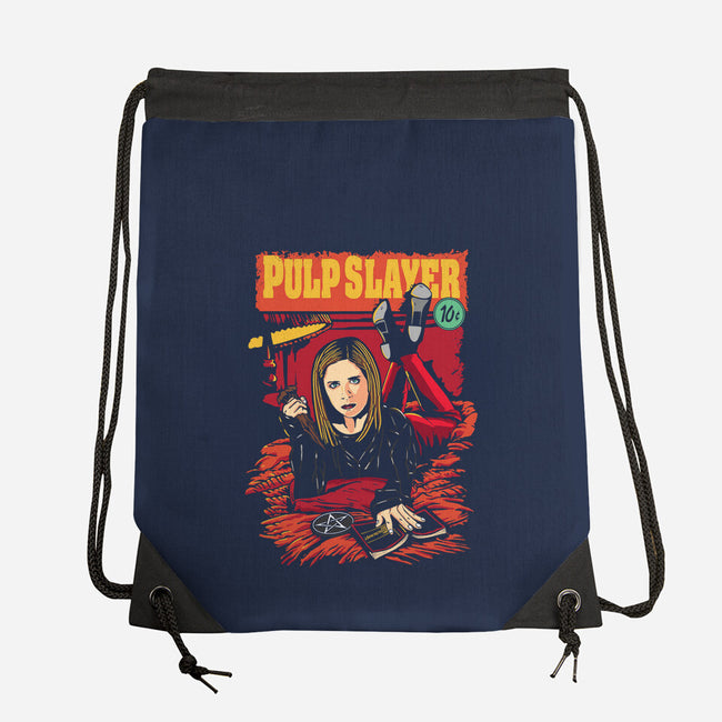 Pulp Slayer-none drawstring bag-dalethesk8er