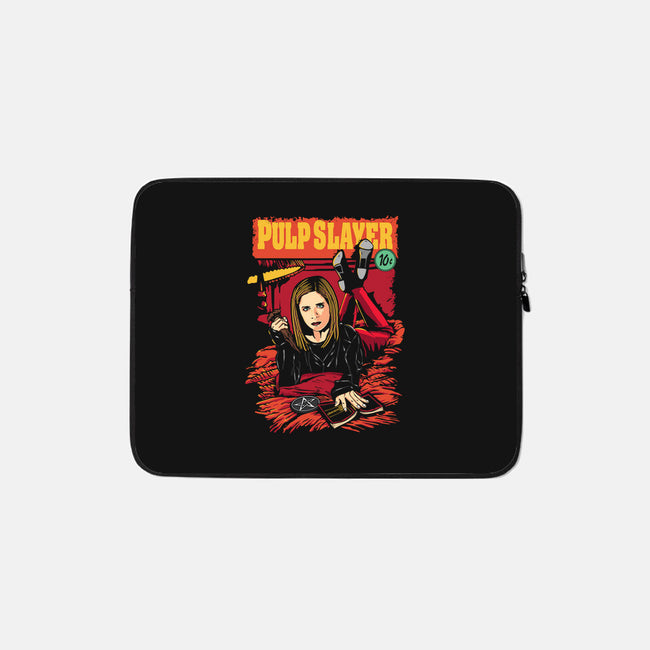 Pulp Slayer-none zippered laptop sleeve-dalethesk8er