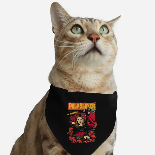 Pulp Slayer-cat adjustable pet collar-dalethesk8er