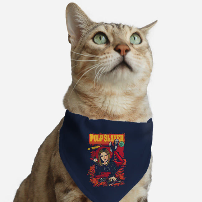 Pulp Slayer-cat adjustable pet collar-dalethesk8er