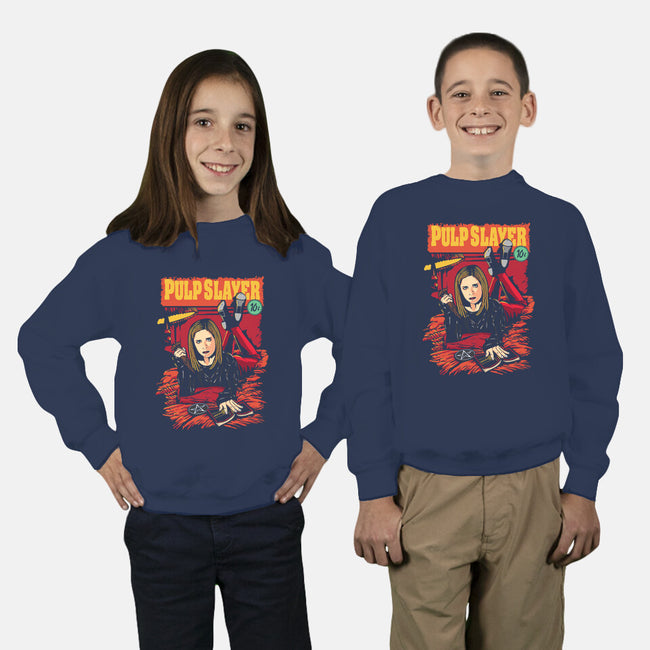 Pulp Slayer-youth crew neck sweatshirt-dalethesk8er